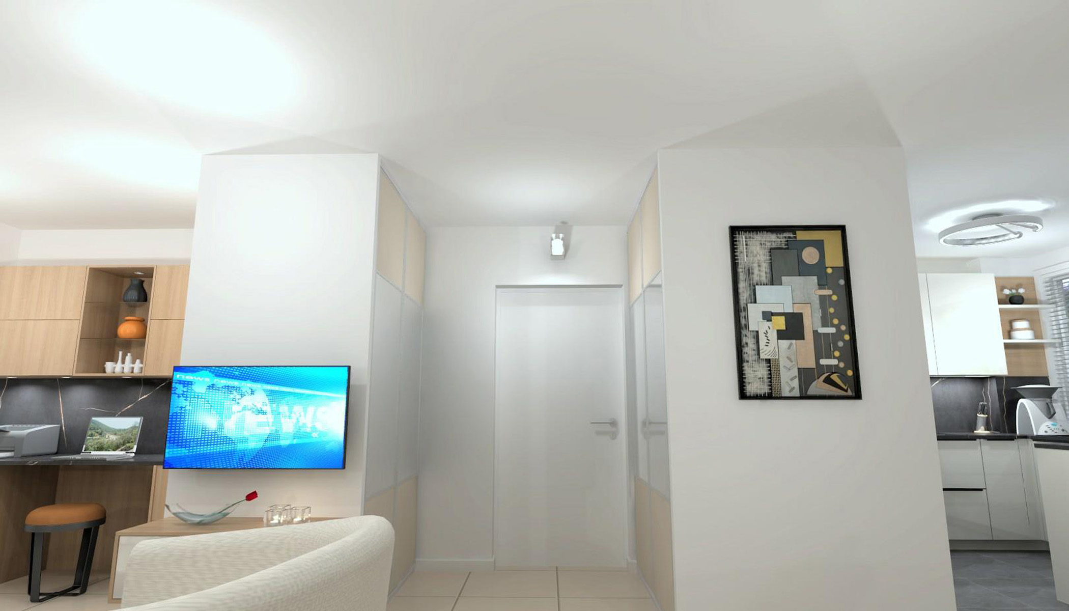 04 - Face est - Entrée (projet)