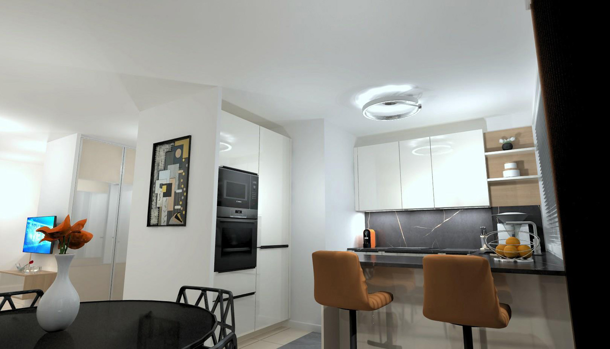 08 - Vue depuis sud-ouest (projet)